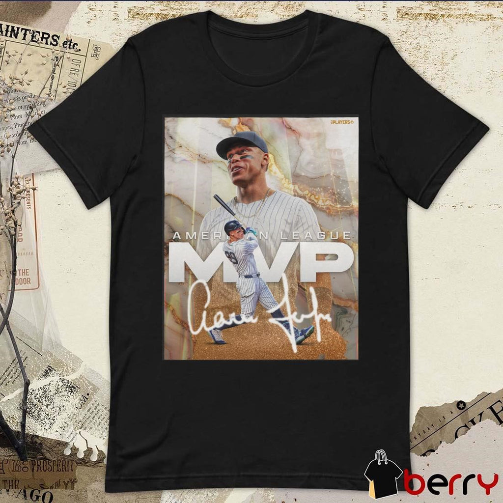 Aaron Judge MVP ’24 American League New York Yankees MLB Signature Poster t-shirt