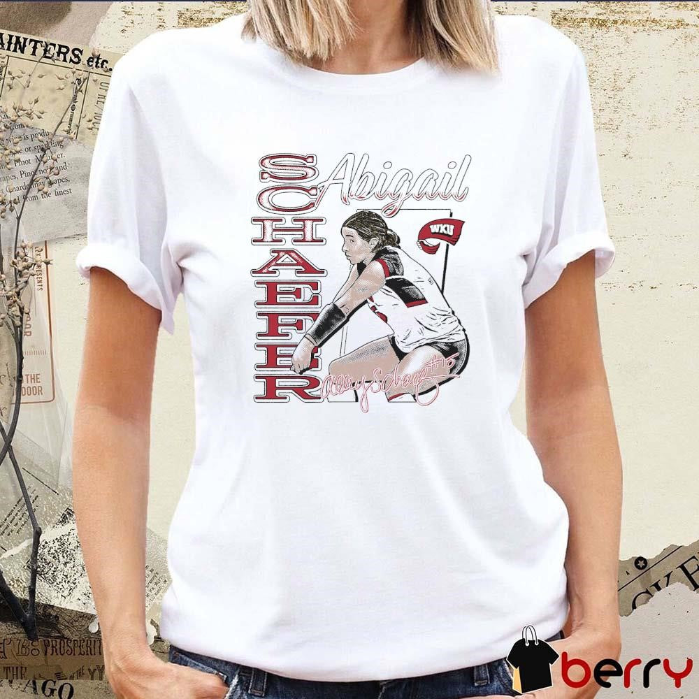 Abigail Schaefer Western Kentucky Illustrated Signature Graphic t-shirt