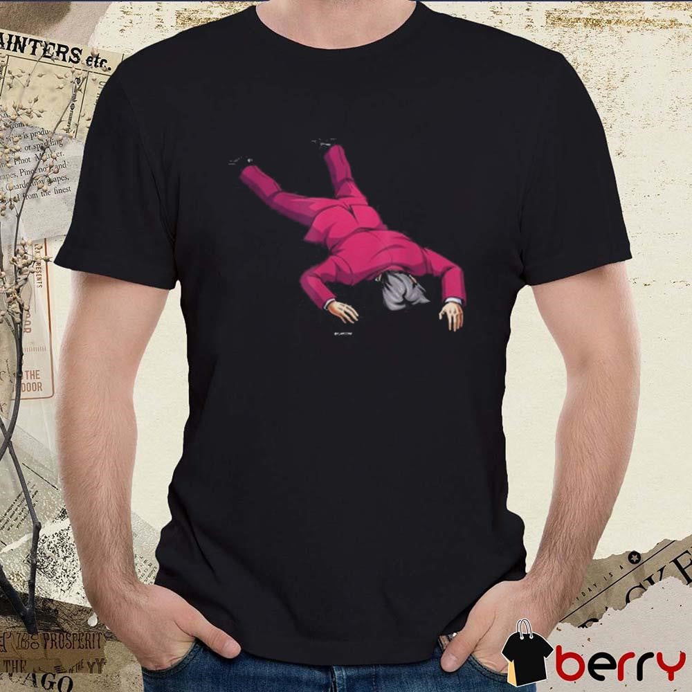 Ace Attorney Investigations Collection Faceplant Edgeworth t-shirt