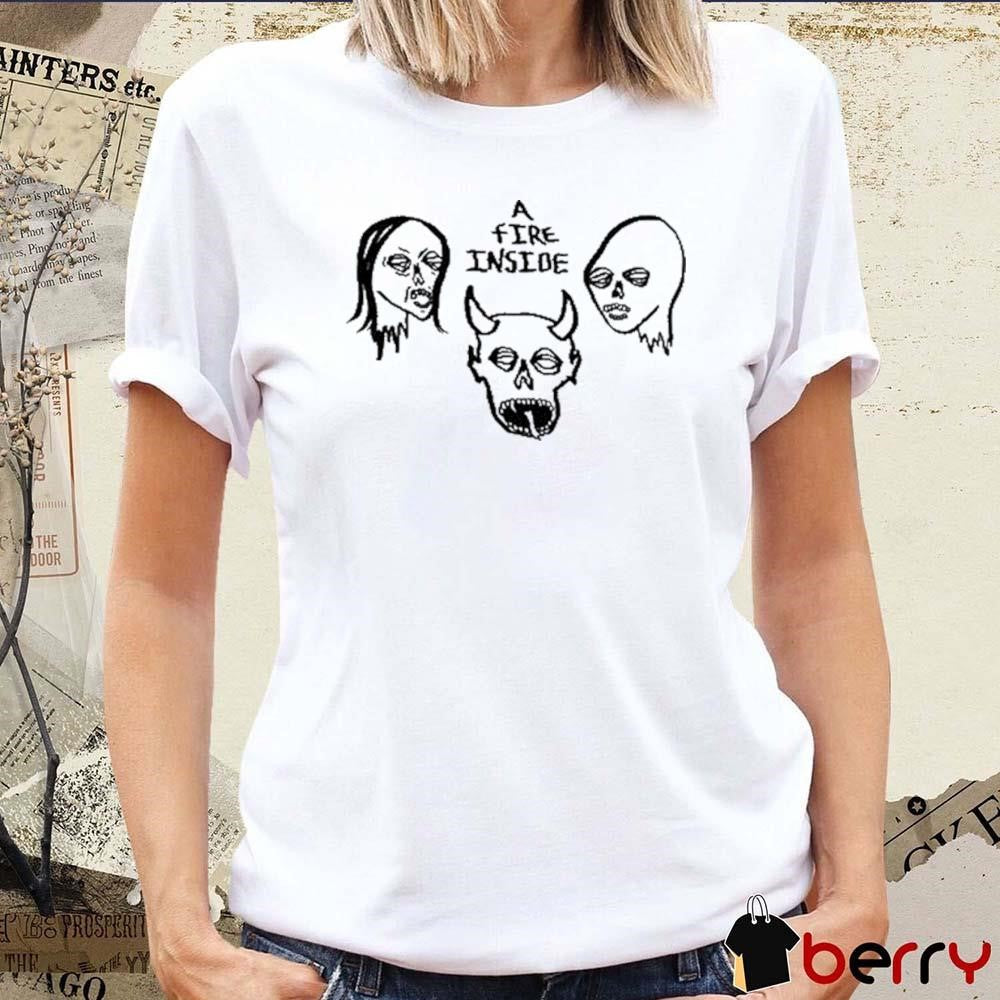 Afireinside Faces Ivory t-shirt