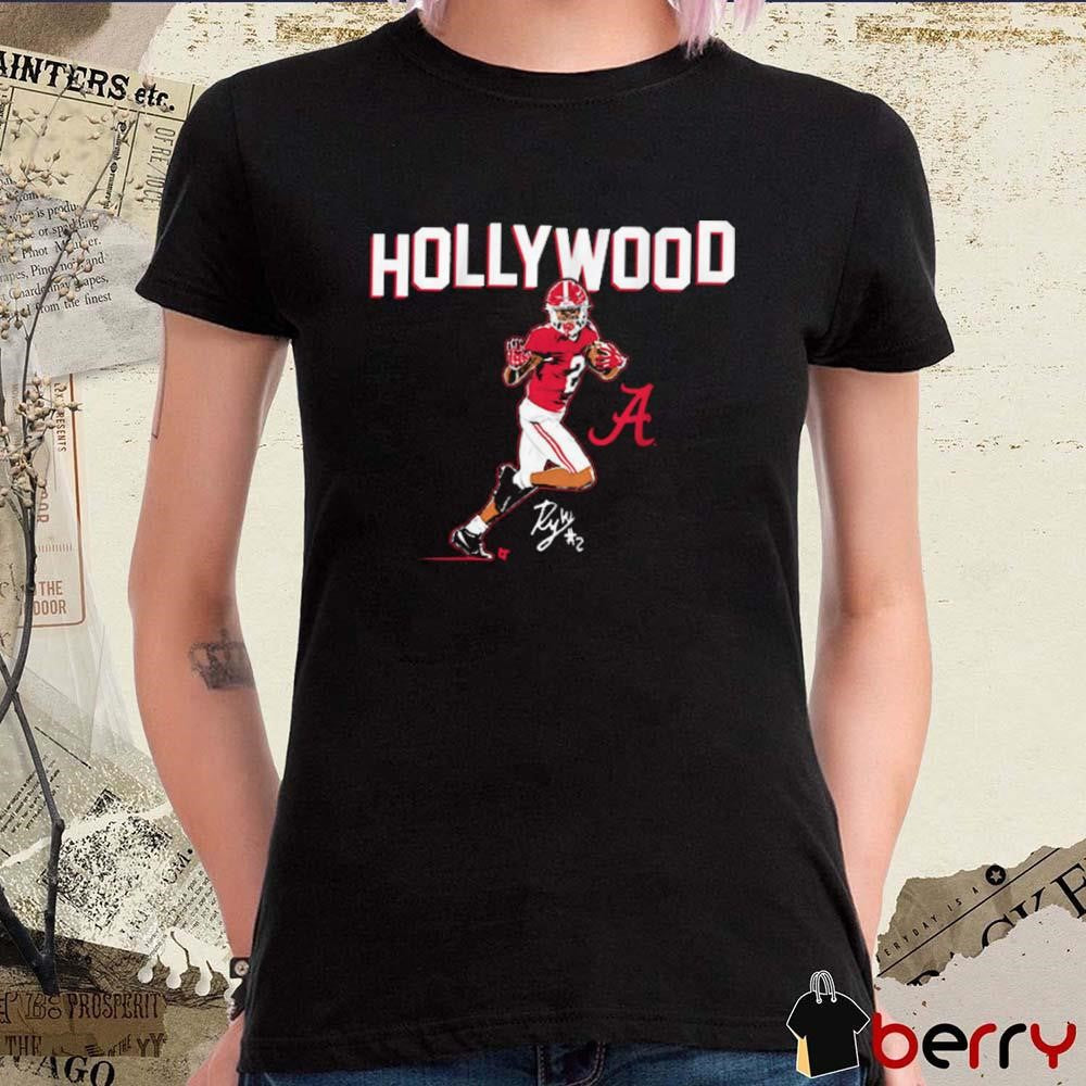 Alabama Football Ryan Williams Hollywood Signature t-shirt