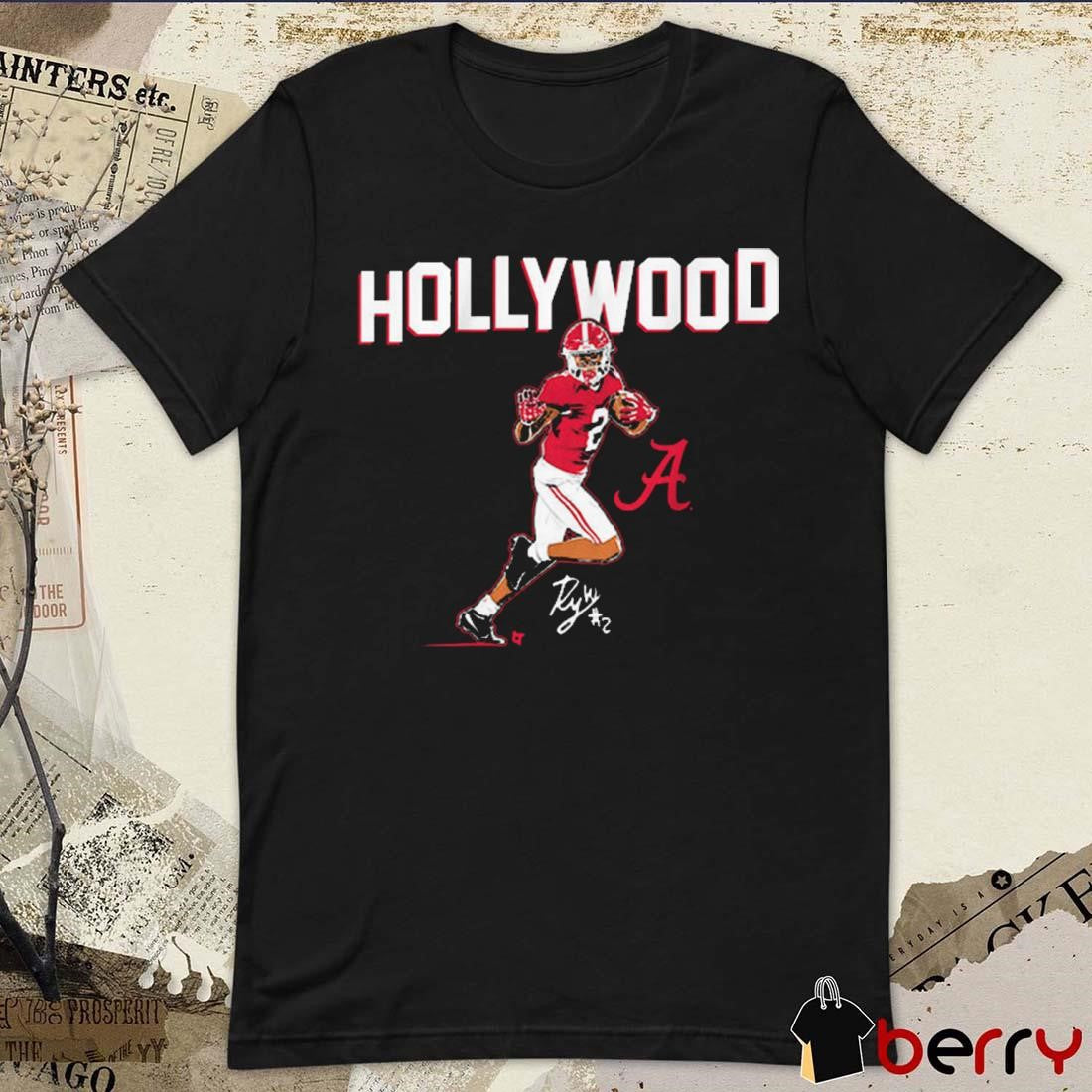 Alabama Football Ryan Williams Hollywood Signature t-shirt