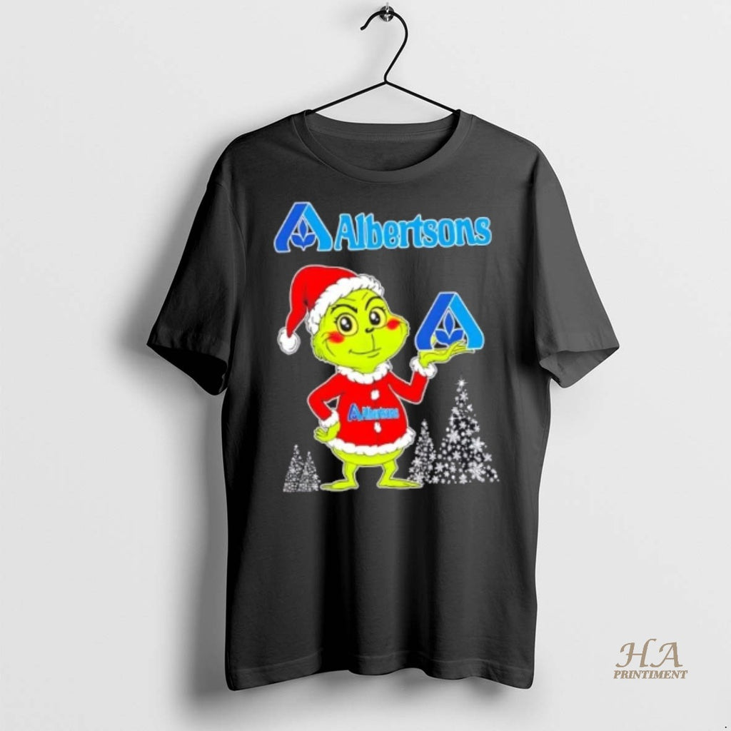 Official Albertsons And Grinchmas Christmas Tree Shirt