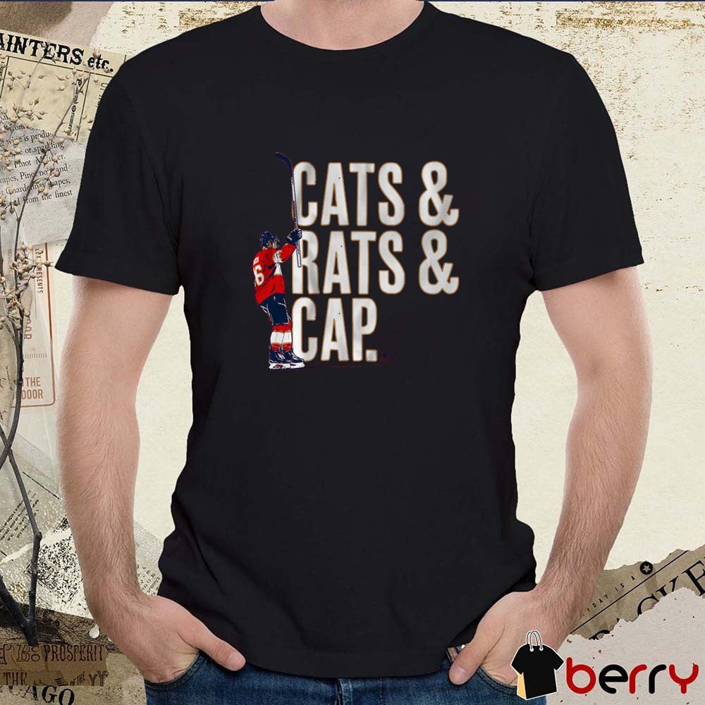 Aleksander Barkov Cats and Rats and Cap Florida Panthers Hockey t-shirt