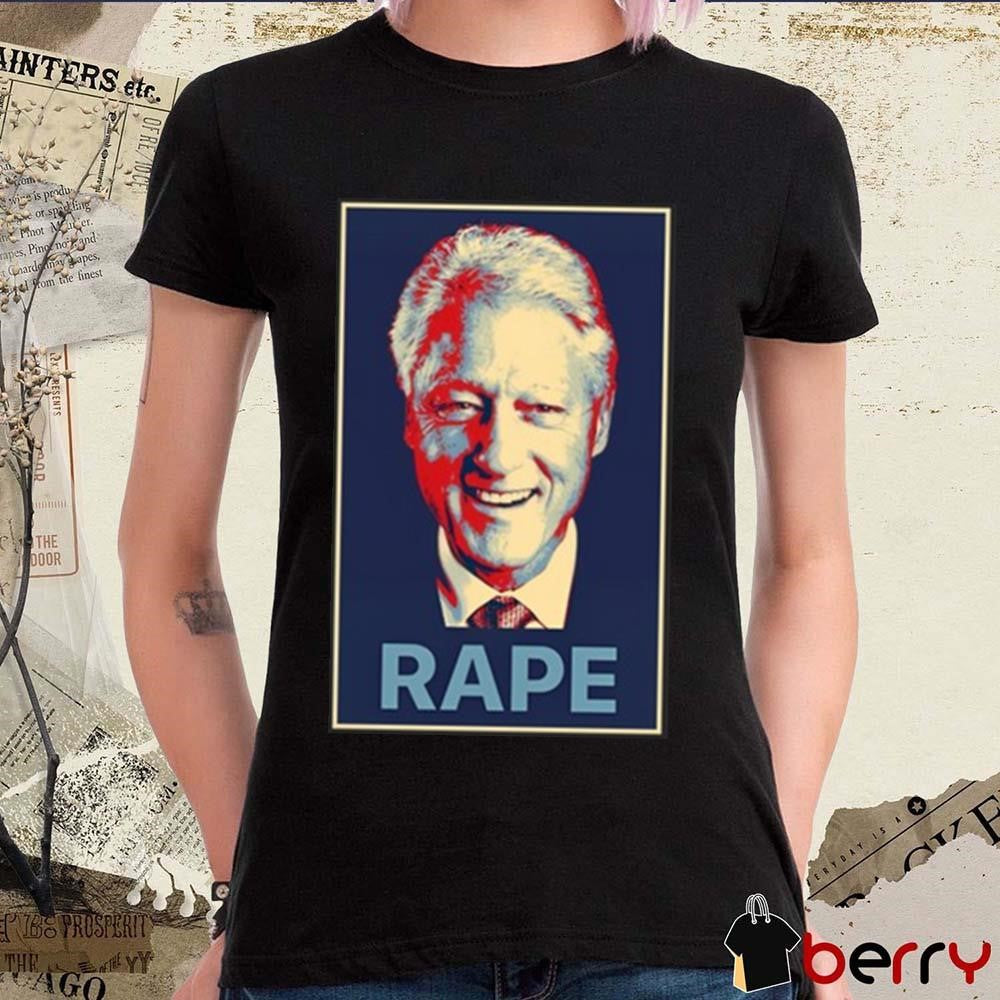 Alex Jones Bill Clinton Rape Retro Portrait t-shirt