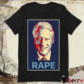 Alex Jones Bill Clinton Rape Retro Portrait t-shirt