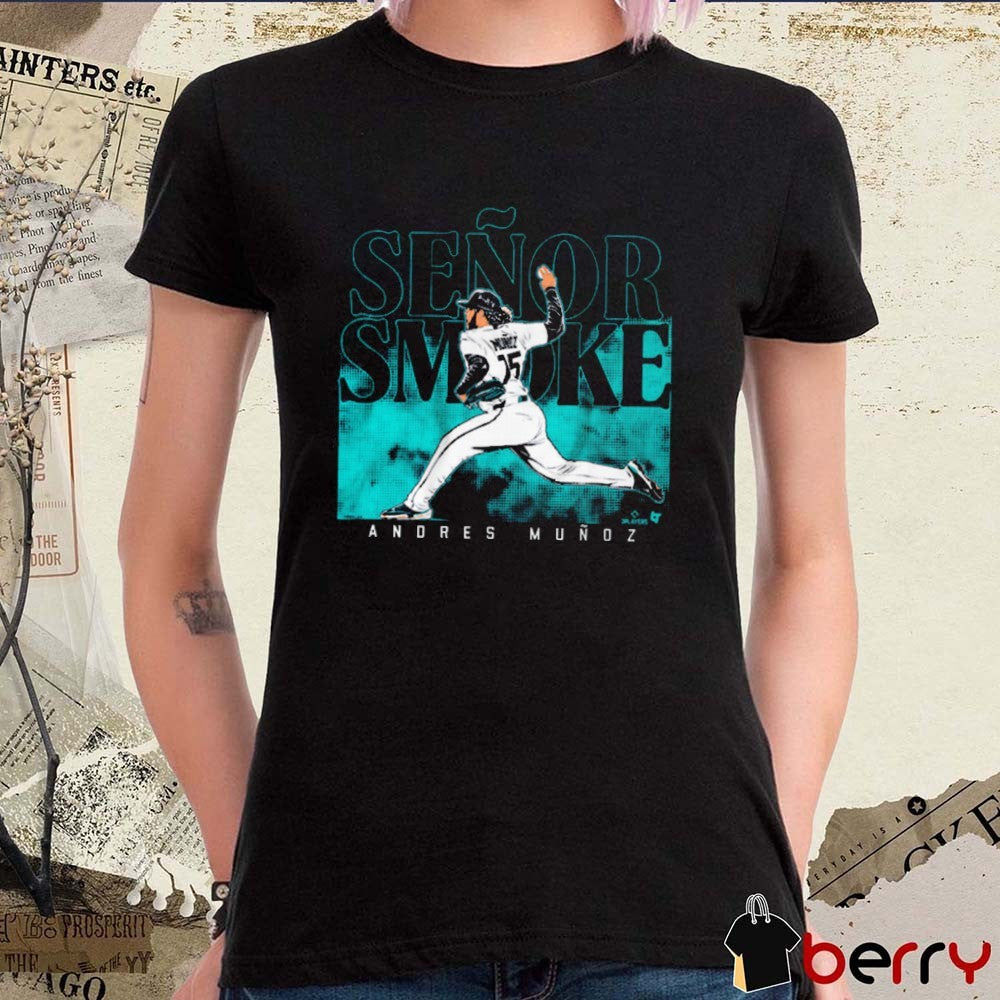 Andres Muñoz Señor Smoke Seattle Mariners MLB Graphic t-shirt