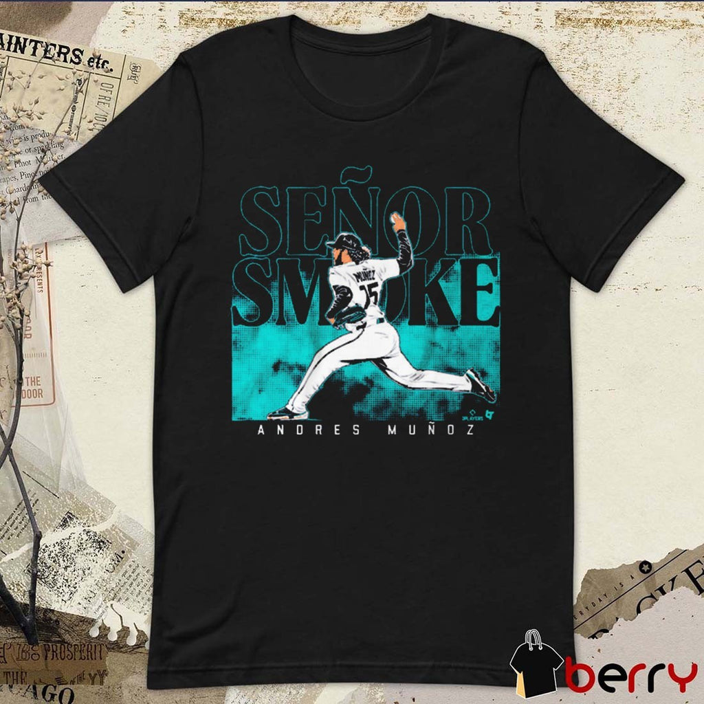 Andres Muñoz Señor Smoke Seattle Mariners MLB Graphic t-shirt