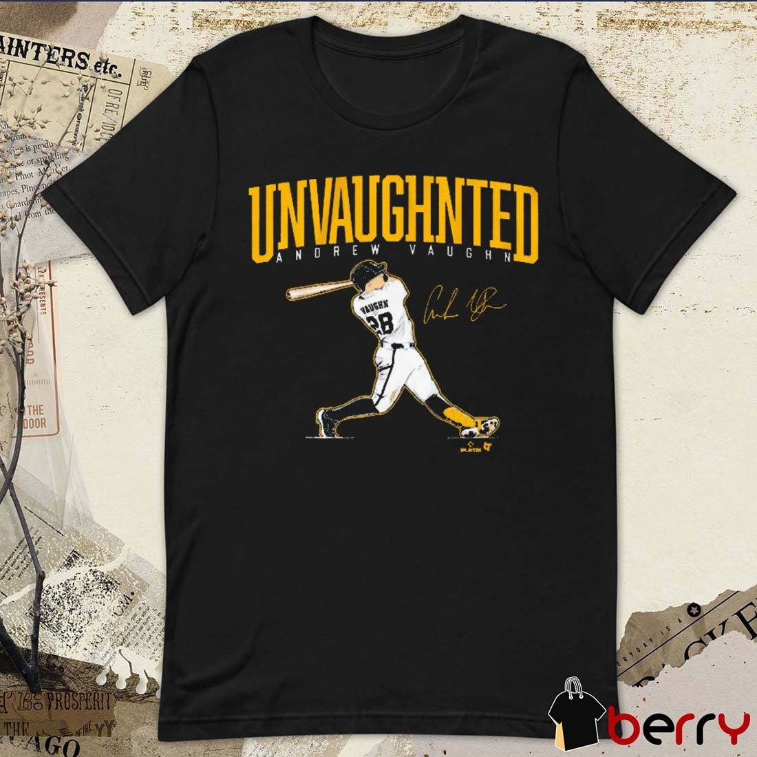 Andrew Vaughn UnVaughnted Milwaukee Brewers MLB Baseball Signature t-shirt