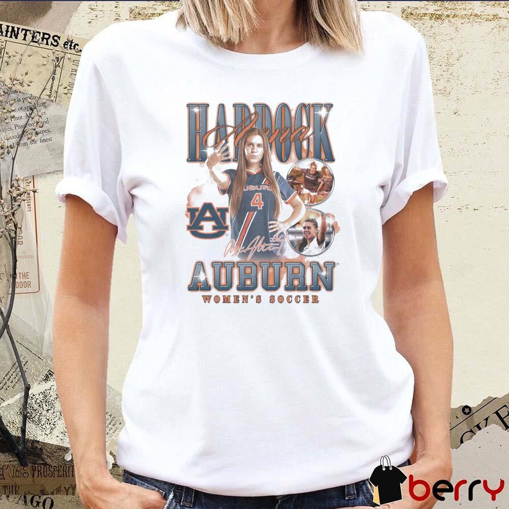 Anna Haddock Auburn Women’s Soccer 90s Retro Signature Graphic t-shirt