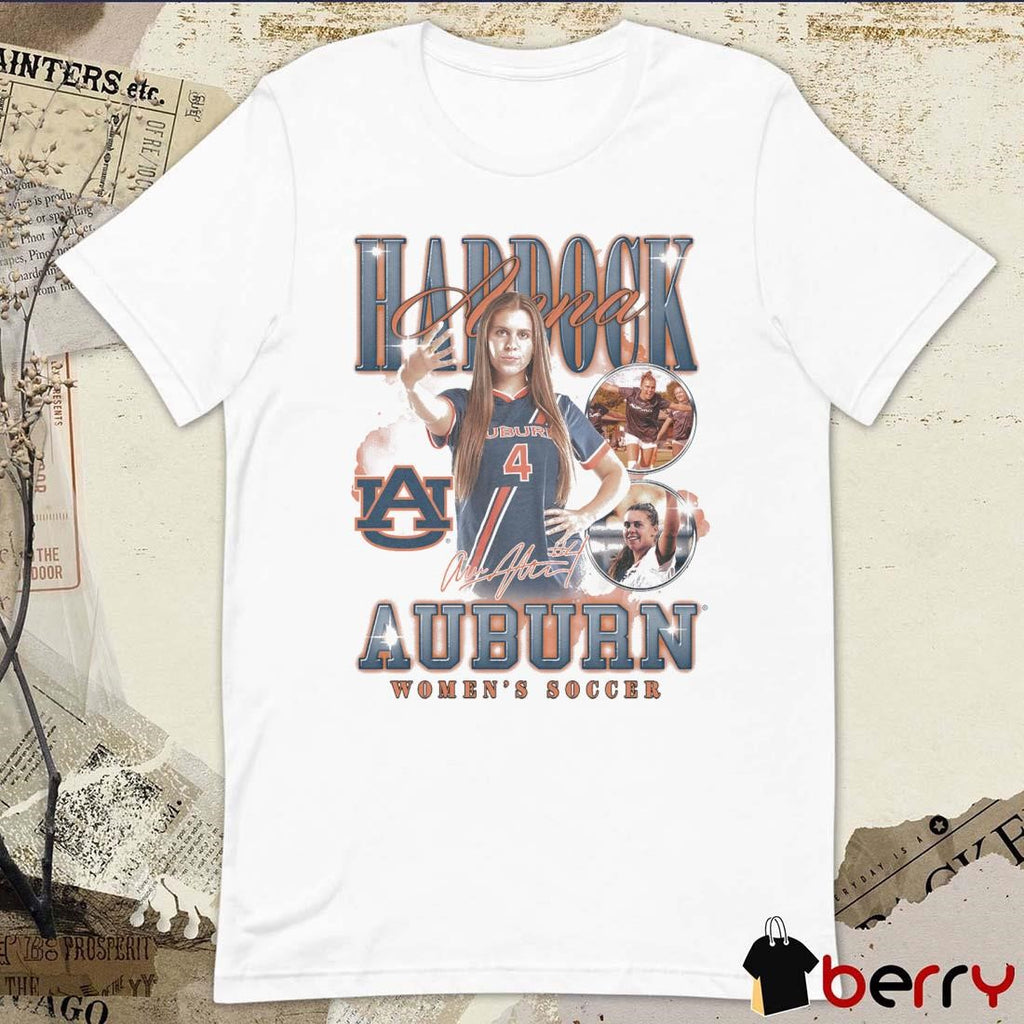 Anna Haddock Auburn Women’s Soccer 90s Retro Signature Graphic t-shirt