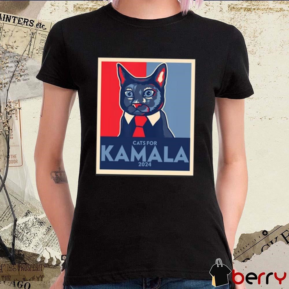 Anne Burrell Cat For Kamala Harris 2024 Retro t-shirt