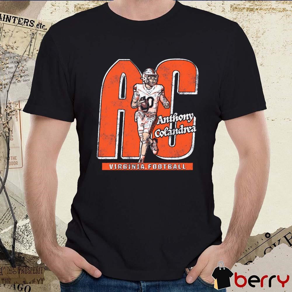 Anthony Colandrea AC Virginia Cavaliers Football 90s Graphic t-shirt