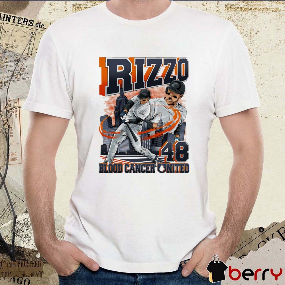 Anthony Rizzo Blood Cancer United New York Yankees Planet Euphoria Art t-shirt