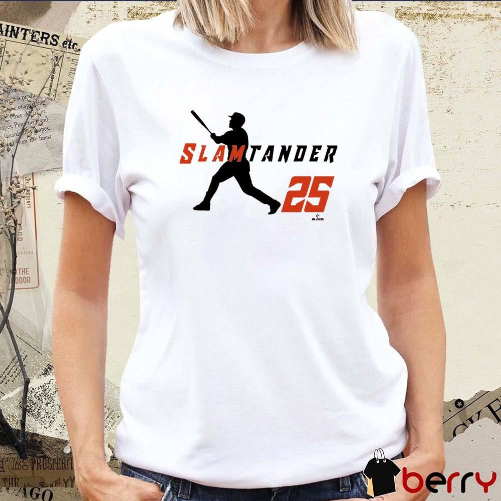 Anthony Santander #25 Slamtander Swing Baltimore Orioles MLB t-shirt