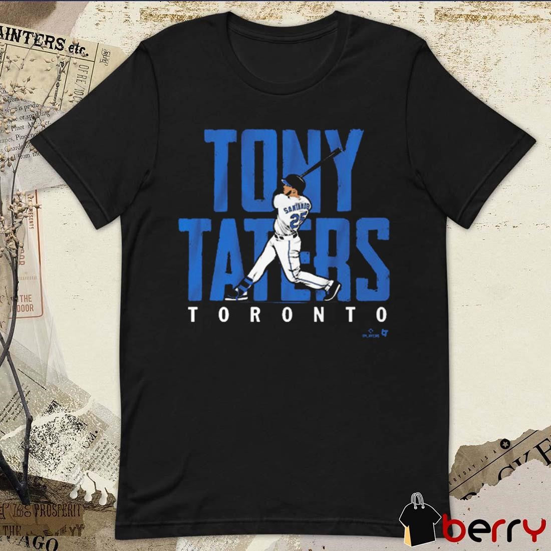 Anthony Santander Toronto Blue Jays MLB Tony Taters Graphic t-shirt