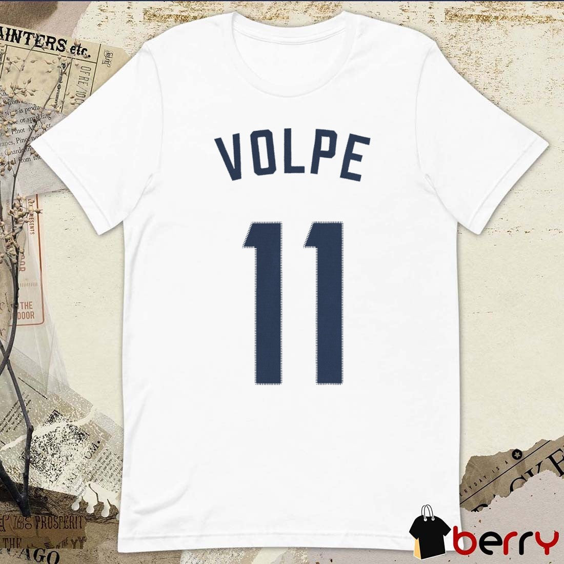 Anthony Volpe Number 11 New York Yankees MLB Baseball 2025 t-shirt