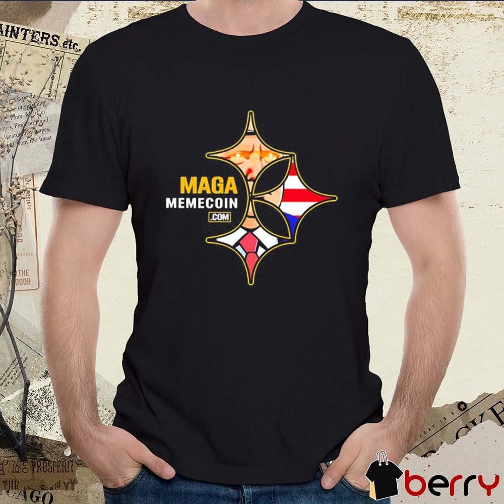 Antonio Brown Wearing Donald Trump Maga Memecoin.Com t-shirt
