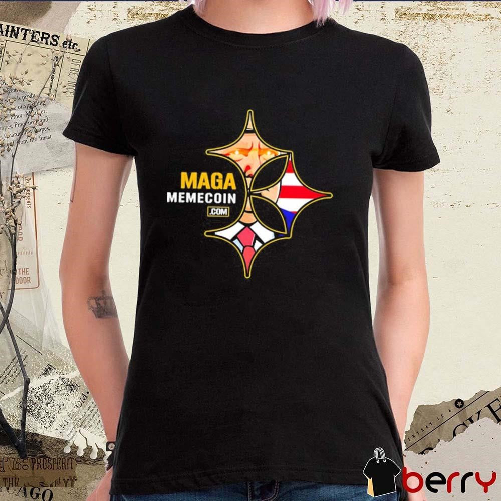 Antonio Brown Wearing Donald Trump Maga Memecoin.Com t-shirt