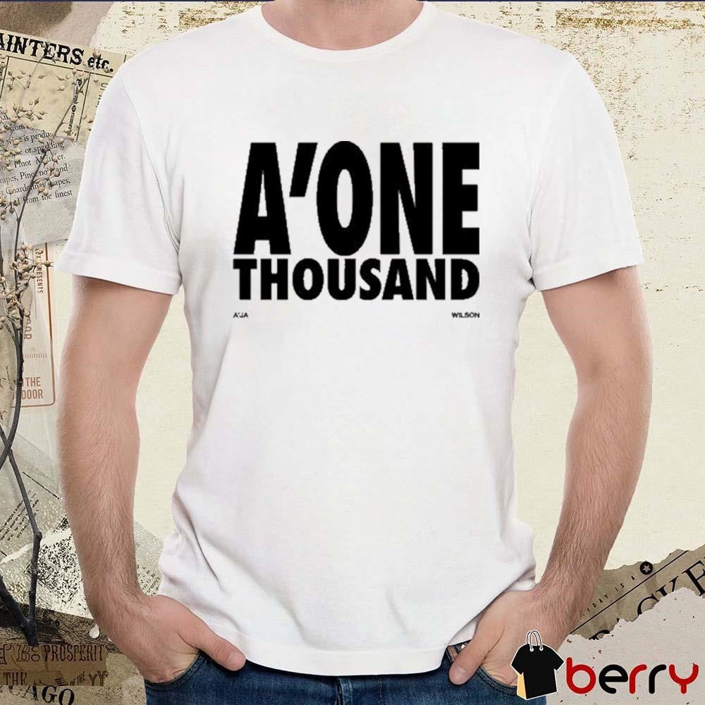 A’one Thousand A’ja Wilson t-shirt