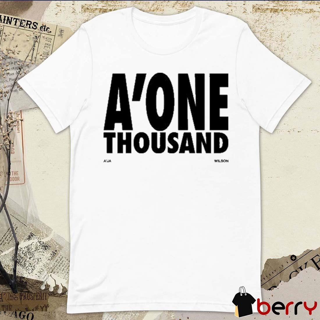 A’one Thousand A’ja Wilson t-shirt