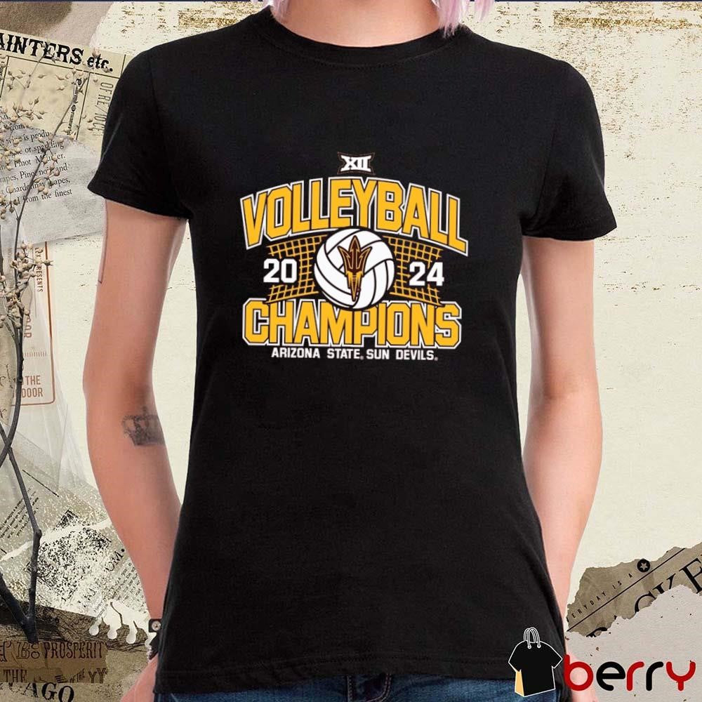 Arizona State Sun Devils 2024 Big 12 Volleyball Regular Season Champions t-shirt