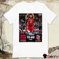 Arkansas Razorbacks Vs St John’s Red Storm Final Score 75 – 66 NCAA March Madness Poster t-shirt