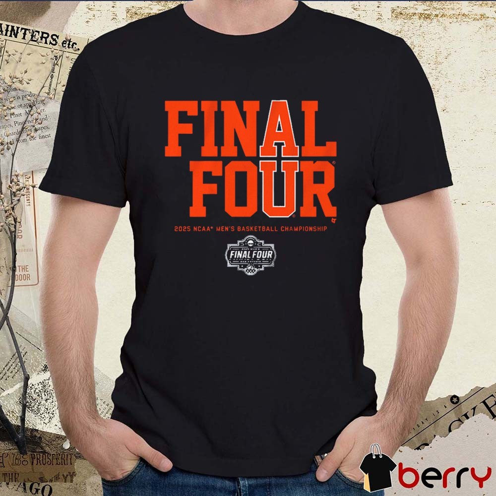 Auburn Tigers Basketball AU Final Four 2025 NCAA men’s Basketball Championship t-shirt