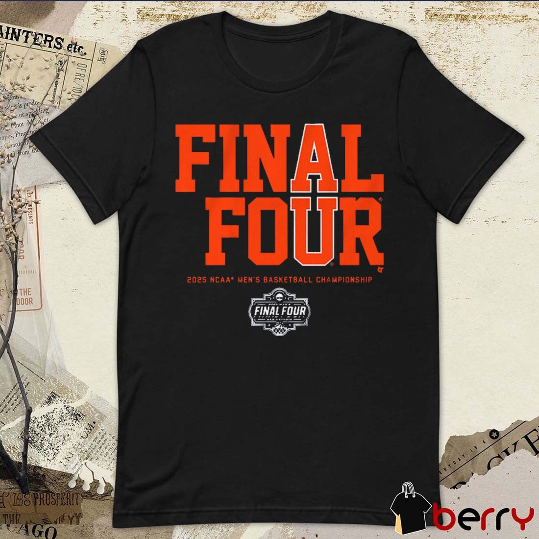 Auburn Tigers Basketball AU Final Four 2025 NCAA men’s Basketball Championship t-shirt