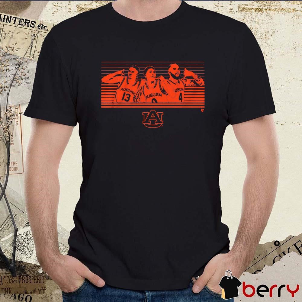 Auburn Tigers Call Johni Broome, Miles Kelly and Tahaad Pettiford NCAA Southeastern Conference Painitng t-shirt