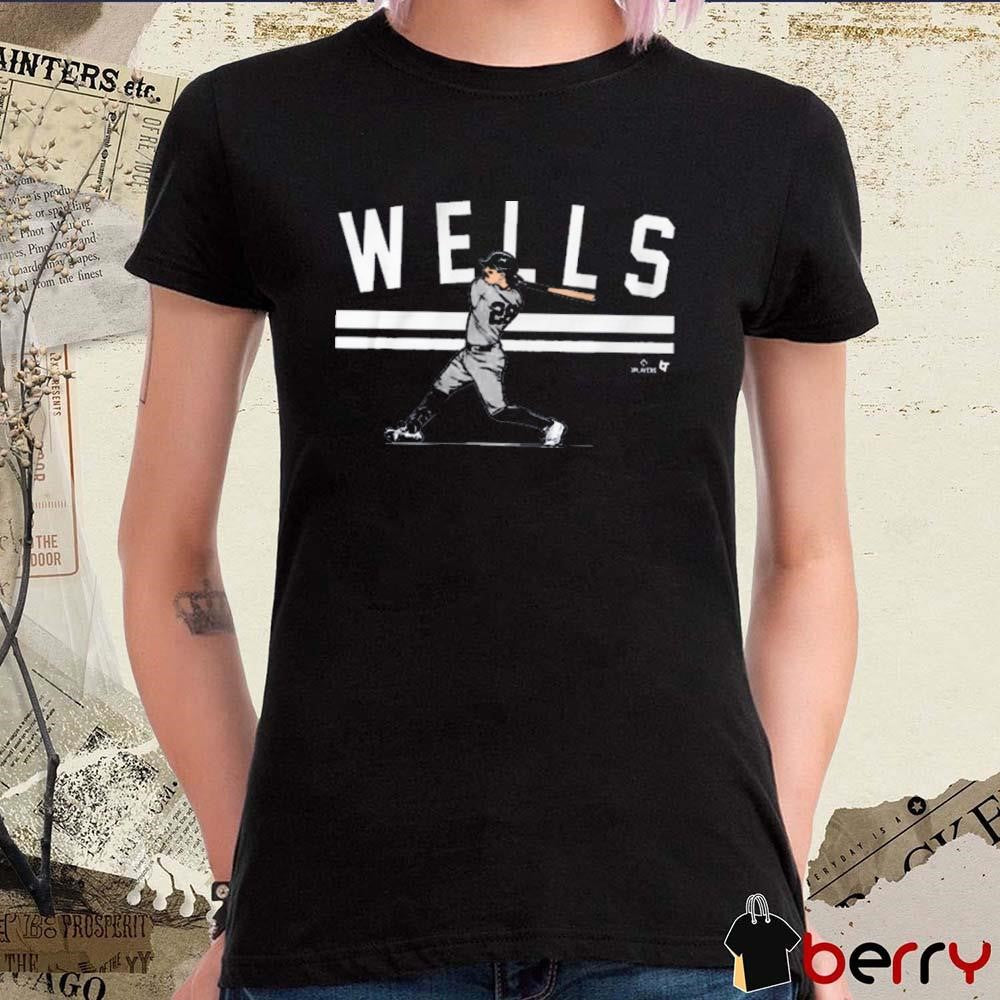 Austin Wells Slugger Swing New York Yankees MLB t-shirt