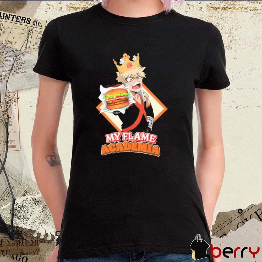 Bakugou Burger King My Flame Academia t-shirt