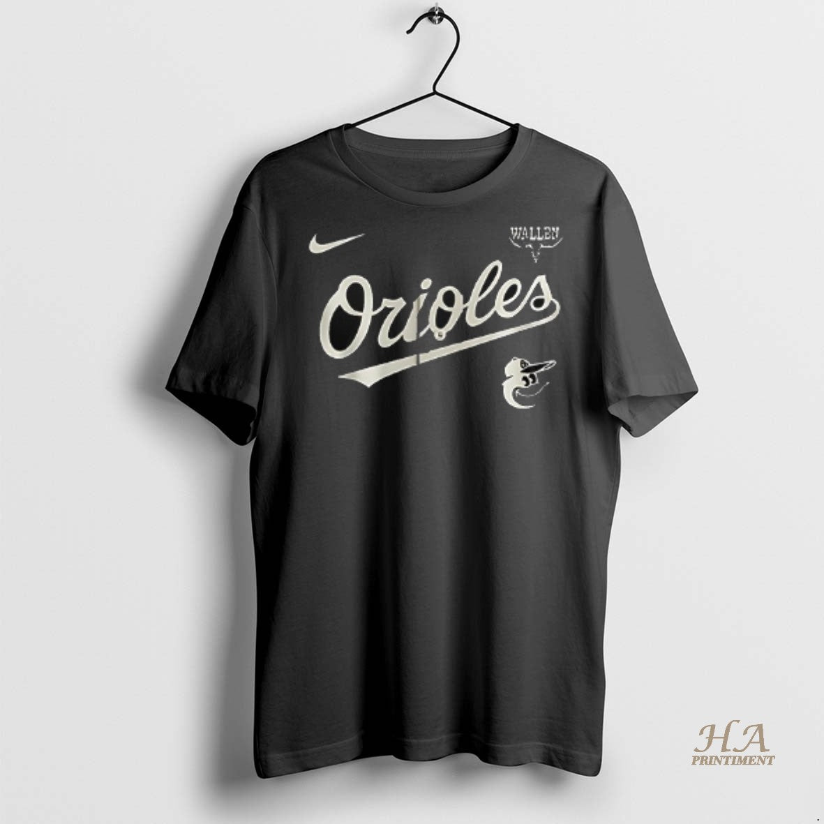 Official Baltimore Orioles X Morgan Wallen Still The Problem Tour 2025 Usa Flag Vintage