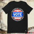 Barack Obama National Voter Registration Day I Will Vote t-shirt