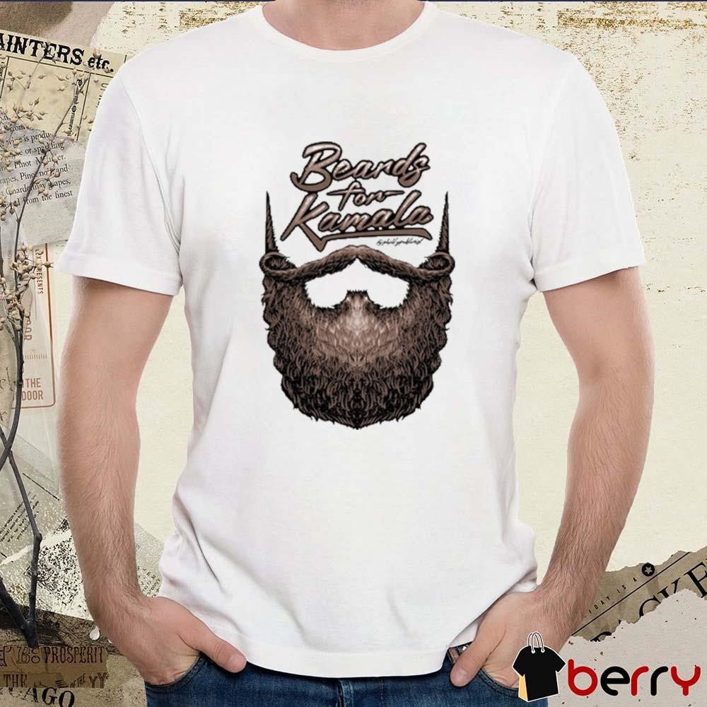 Beards For Kamala Philly Publicist t-shirt