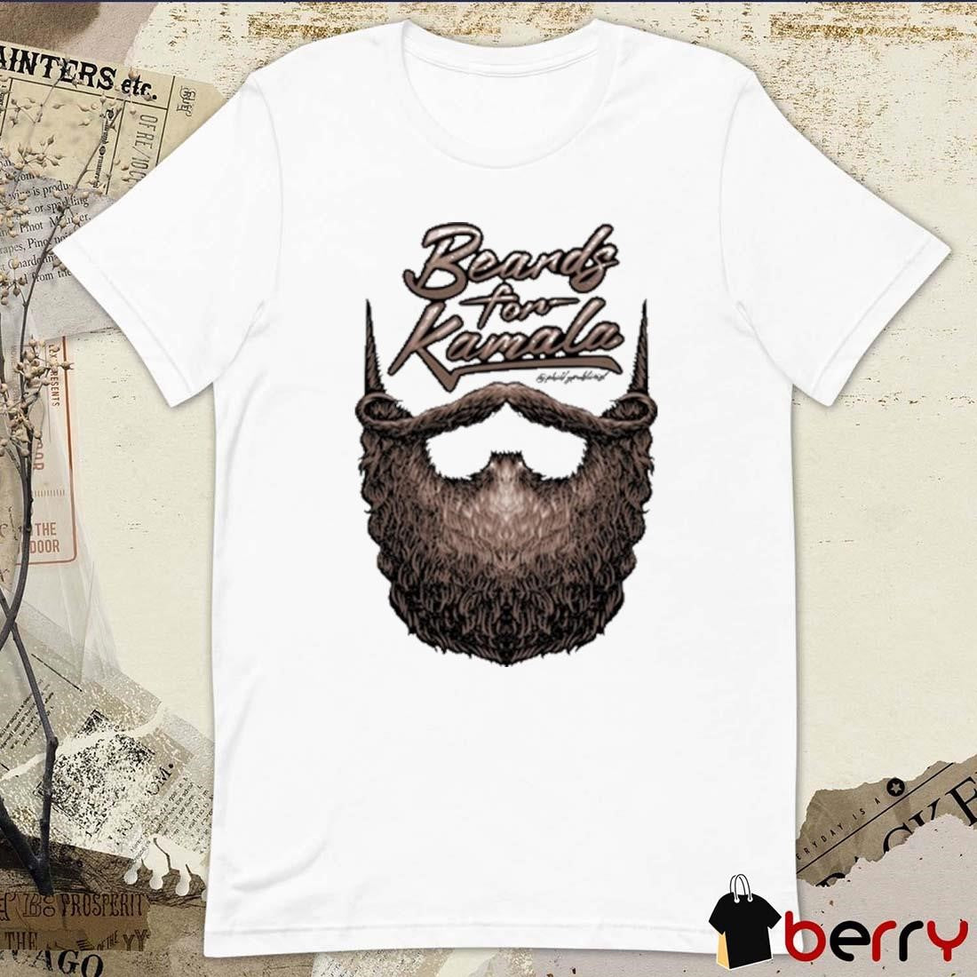 Beards For Kamala Philly Publicist t-shirt