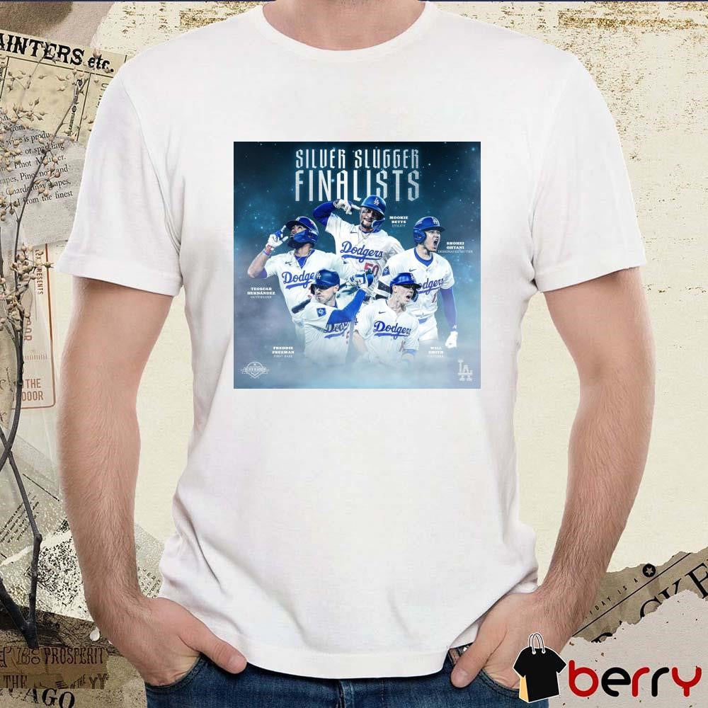 Betts Ohtani Smith Freeman Hernandez LA Dodgers MLB 2024 Silver Slugger finalists Poster t-shirt