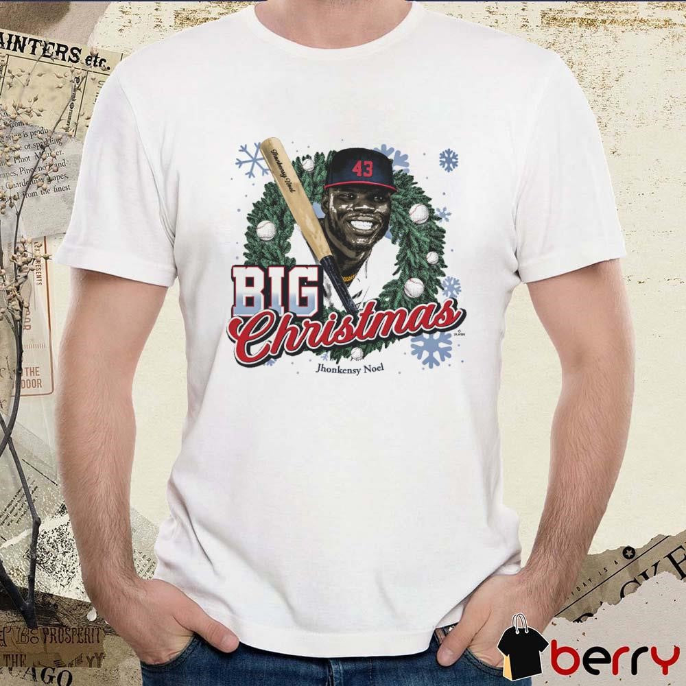 Big Christmas Jhonkensy Noel Cleveland Guardians MLB Painting t-shirt