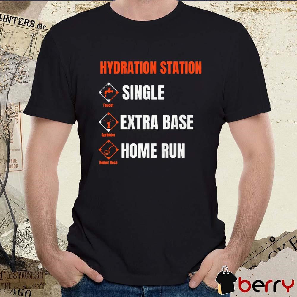 Birdland Hydration Station Single Extra Base Home Runs t-shirt