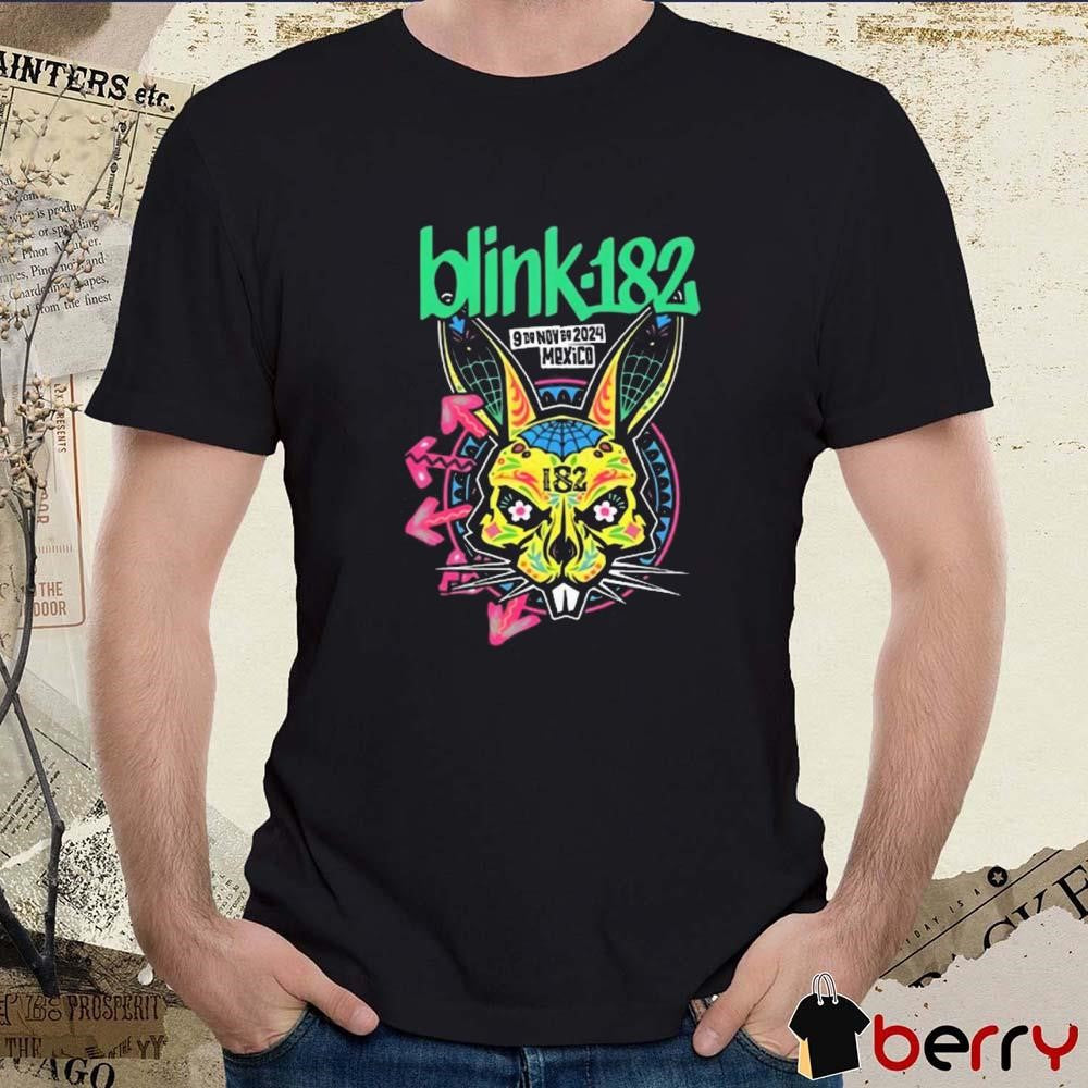 Blink 182 Nov 9 2024 Estadio GNP Seguros in Mexico City t-shirt