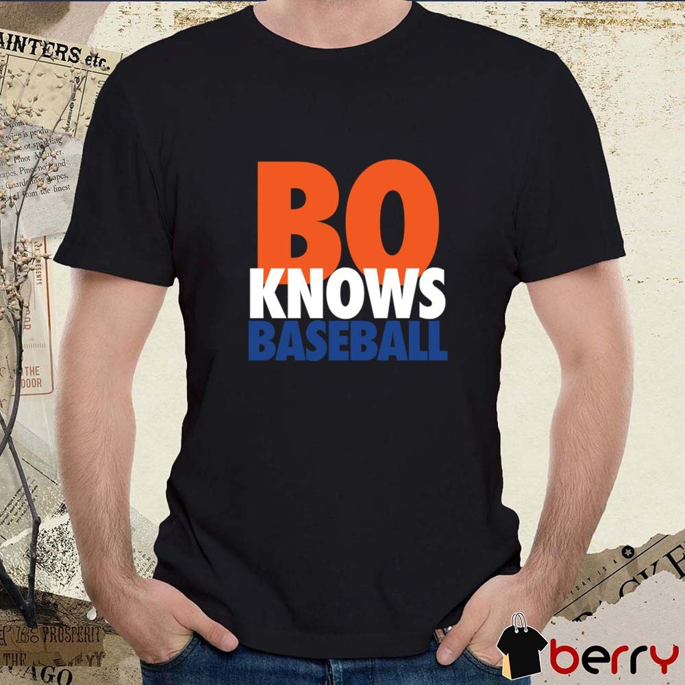 Bo Knows Baseball Bo Bichette New York Mets MLB t-shirt