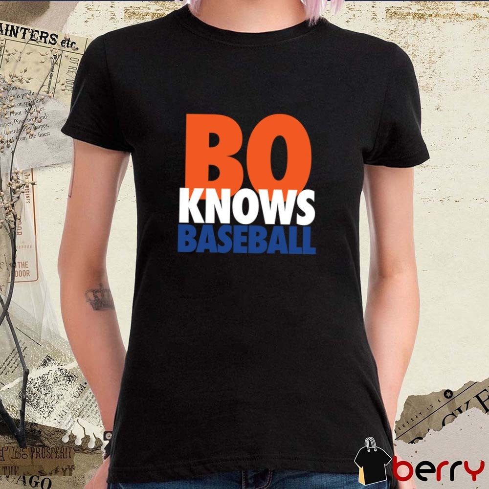 Bo Knows Baseball Bo Bichette New York Mets MLB t-shirt