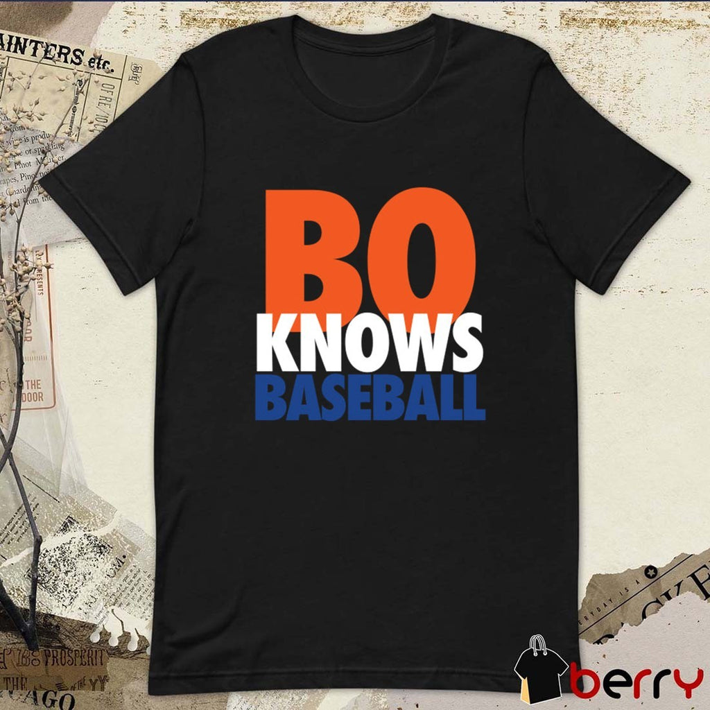 Bo Knows Baseball Bo Bichette New York Mets MLB t-shirt