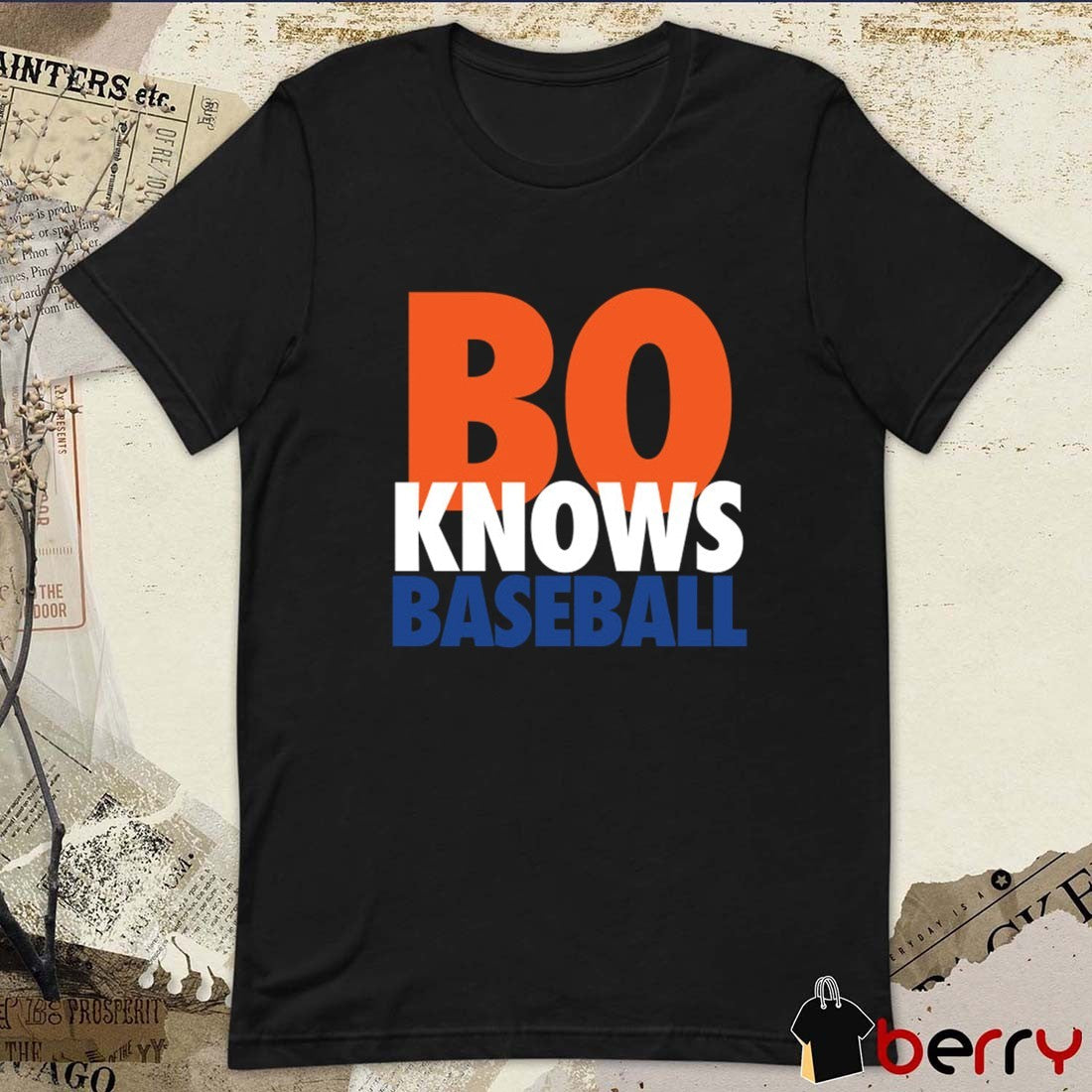 Bo Knows Baseball Bo Bichette New York Mets MLB t-shirt