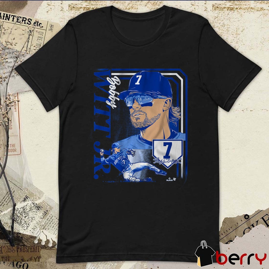 Bobby Witt Jr. 7 Collage Frame Kansas City Royals MLB Signature t-shirt
