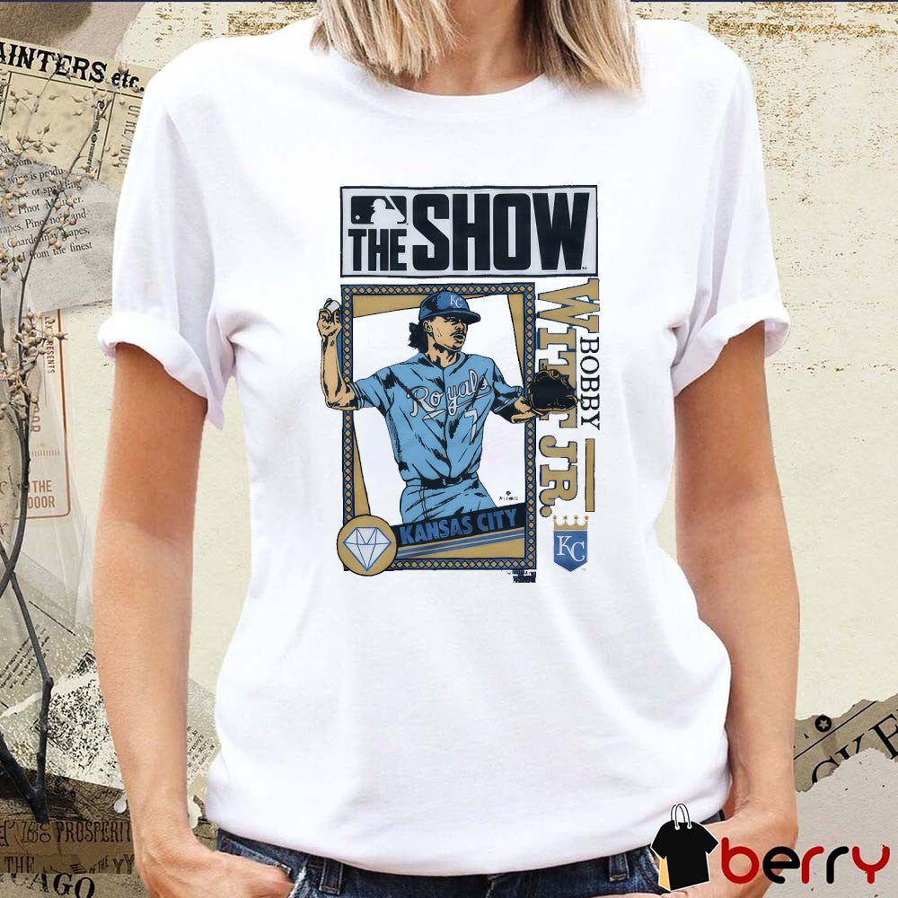 Bobby Witt Jr. MLB The Show Kansas City Royals 2025 Cartoon t-shirt