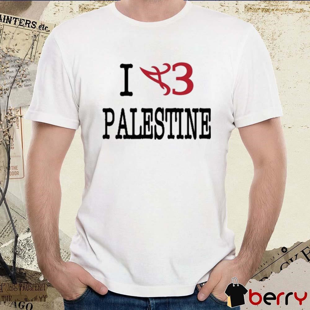 Boume Sama Wearing I A3 Palestine t-shirt