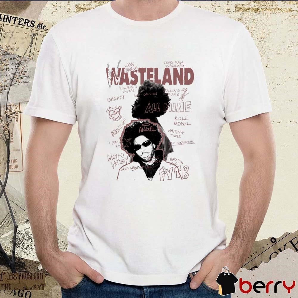 Brent Wasteland Sketchbook Dead Man Walking All Mine Wasting Time t-shirt