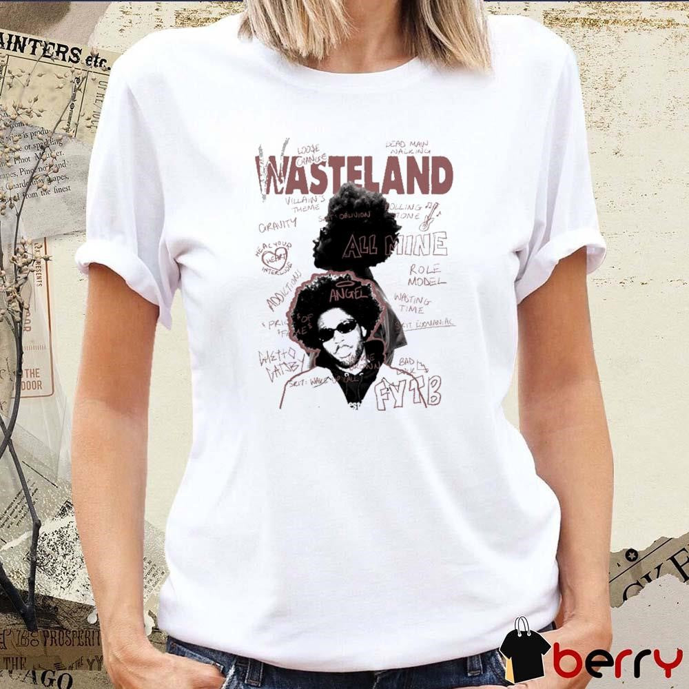 Brent Wasteland Sketchbook Dead Man Walking All Mine Wasting Time t-shirt