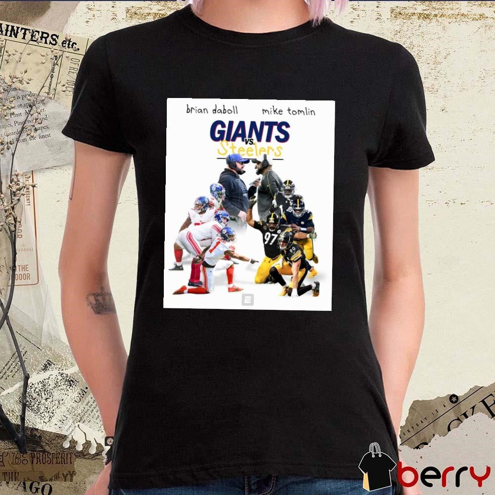 Brian Daboll Giants Vs Mike Tomlin Steelers A Huge Monday Night Football Matchup In The Burgh Poster t-shirt